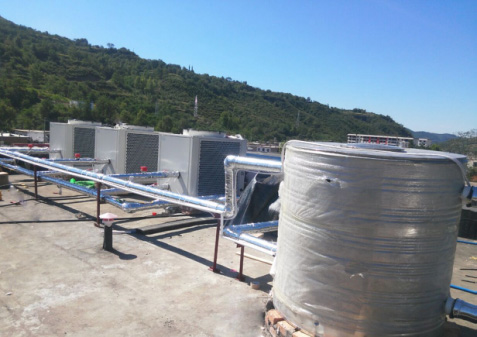 陜西銅川瑤曲鎮衛生院辦公樓500㎡熱泵冷暖項目